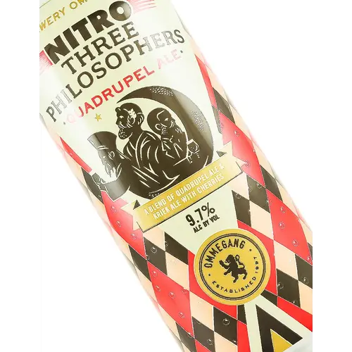 Brewery Ommegang "Three Philosophers" Quadruple Ale 16oz Can - Cooperstown, NY Brewery Ommegang "Three Philosophers" Quadruple Ale 16oz Can - Cooperstown, NY