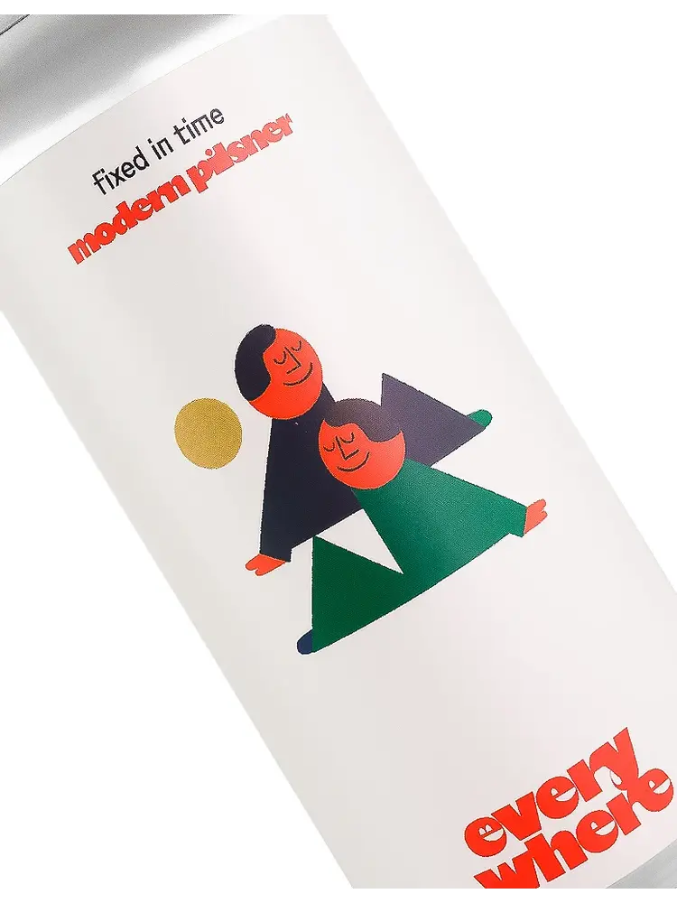 Everywhere Beer "Fixed In Time" Modern Pilsner 16oz Can - Orange, CA