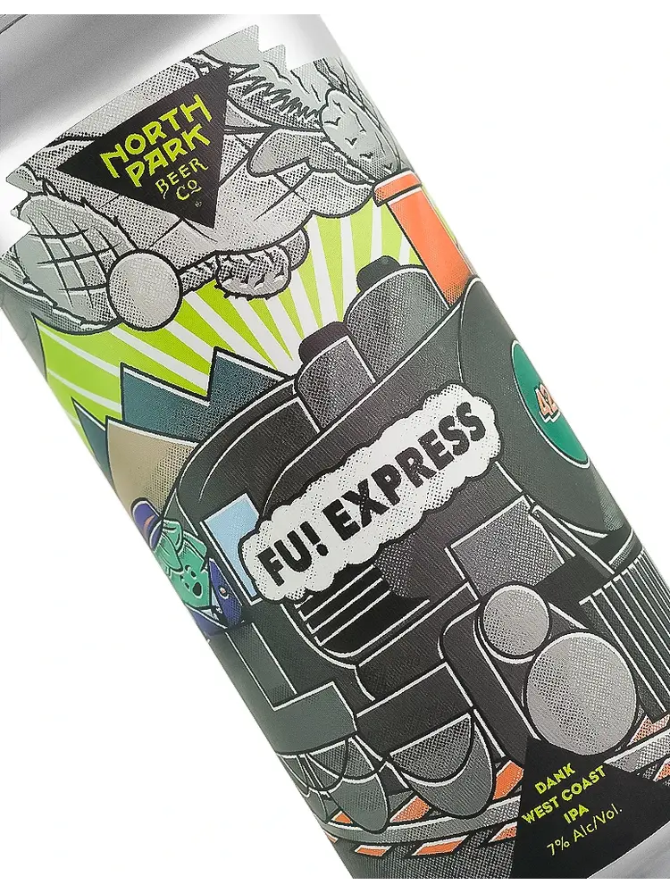 North Park Beer "Fu! Express" Dank West Coast IPA 16oz Can - San Diego, CA