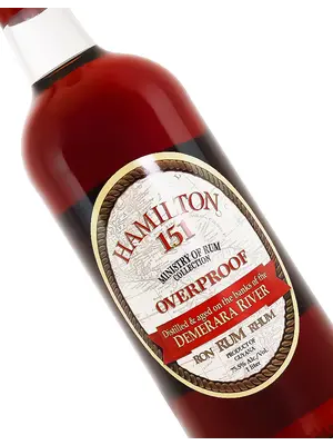 Hamilton 151 "Overproof" Demerara River Rum 1 Liter, Guyana