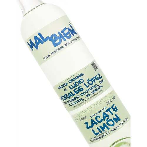 Mal Bien "Zacate Limon" Mezcal With Lemongrass Mal Bien "Zacate Limon" Mezcal With Lemongrass