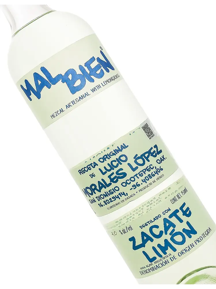 Mal Bien "Zacate Limon" Mezcal With Lemongrass