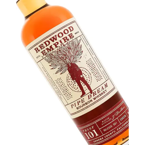 Redwood Empire "Pipe Dream" Bourbon Whiskey 101 Proof, Sonoma County, California Redwood Empire "Pipe Dream" Bourbon Whiskey 101 Proof, Sonoma County, California