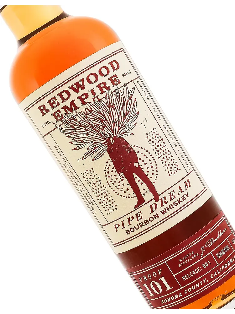 Redwood Empire "Pipe Dream" Bourbon Whiskey 101 Proof, Sonoma County, California