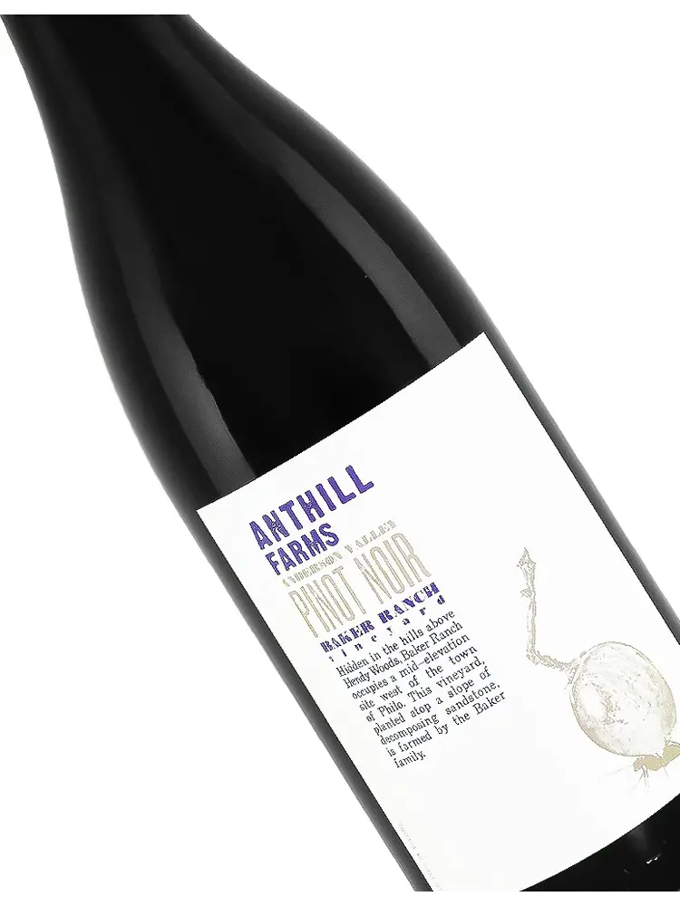 Anthill Ranch 2022 Pinot Noir, Baker Ranch Vineyard, Anderson Valley