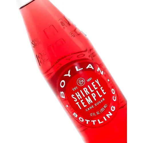 Boylan "Shirley Temple" Can Sugar Soda 12oz Bottle, New York Boylan "Shirley Temple" Can Sugar Soda 12oz Bottle, New York