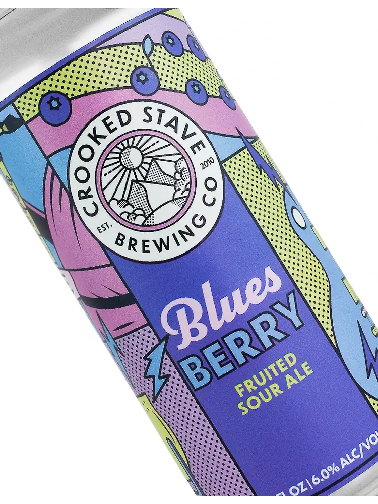 Crooked Stave Brewing "Blues Berry" Fruited Sour Ale 16oz Can - Denver, CO