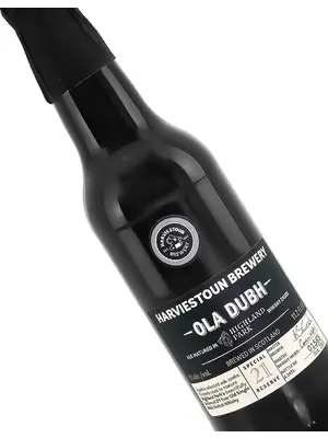 Harviestoun Brewery "Ola Dubh" 21 Year Old Ale Matured In Highland Park Whisky Casks 11.2oz Bottle - Scotland