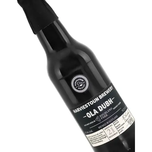 Harviestoun Brewery "Ola Dubh" 21 Year Old Ale Matured In Highland Park Whisky Casks 11.2oz Bottle - Scotland Harviestoun Brewery "Ola Dubh" 21 Year Old Ale Matured In Highland Park Whisky Casks 11.2oz Bottle - Scotland