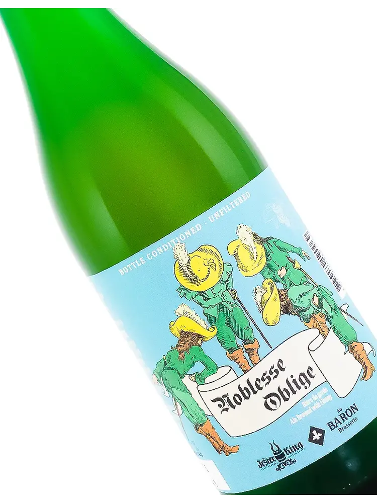 Brasserie Au Baron/Jester King Brewing "Noblesse Oblige" Ale Brewed With Honey 750ml Bottle - France