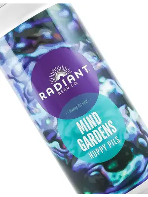 Radiant Beer "Mind Gardens" Hoppy Riwaka Pils 16oz Can - Anaheim, CA