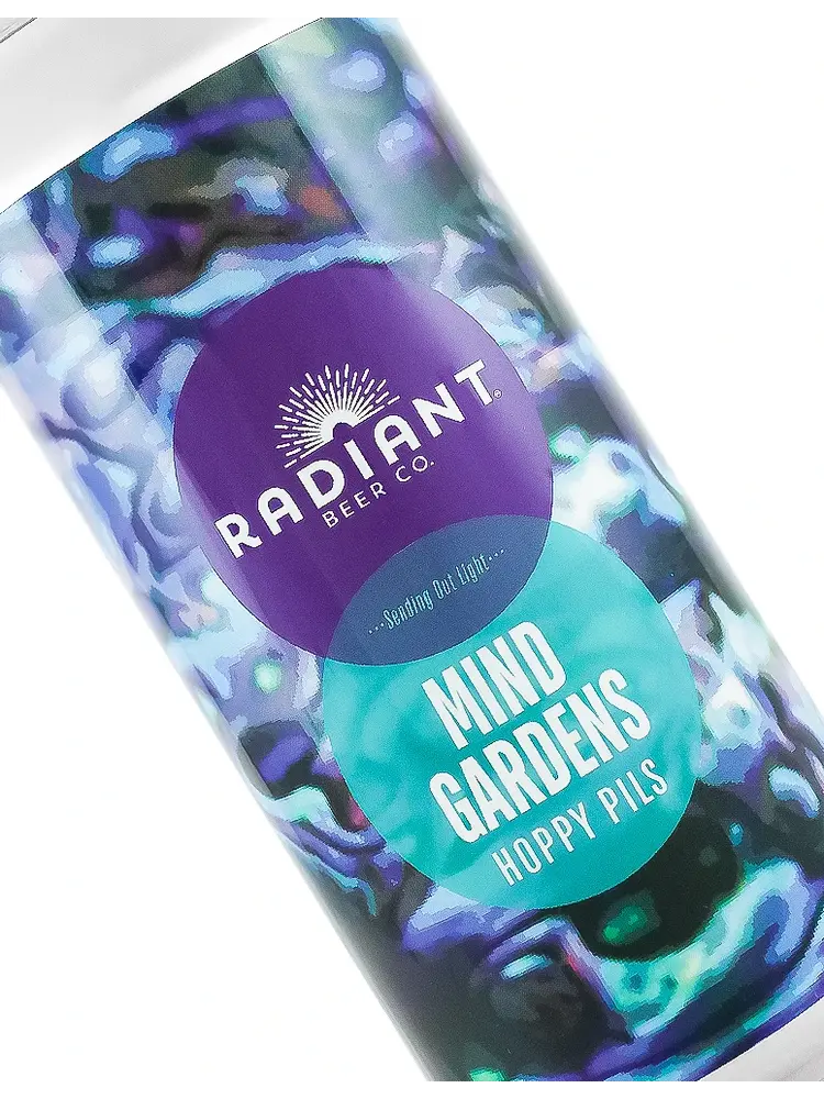 Radiant Beer "Mind Gardens" Riwaka Pils 16oz Can - Anaheim, CA