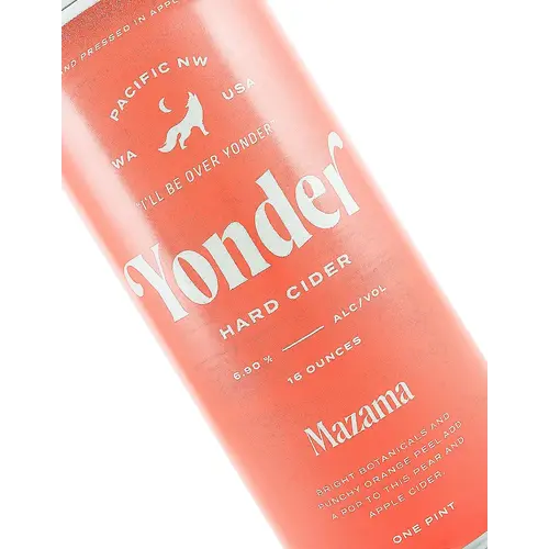 Yonder Hard Cider "Mazama" Pear & Apple Cider 16oz Can - Wenatchee, WA Yonder Hard Cider "Mazama" Pear & Apple Cider 16oz Can - Wenatchee, WA