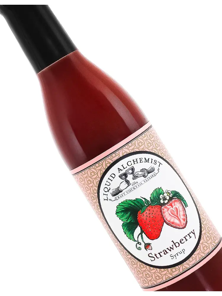 Liquid Alchemist Strawberry Cocktail Syrup 375ml Bottle, California