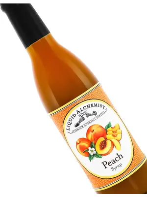Liquid Alchemist Peach Cocktail Syrup 375ml Bottle, California
