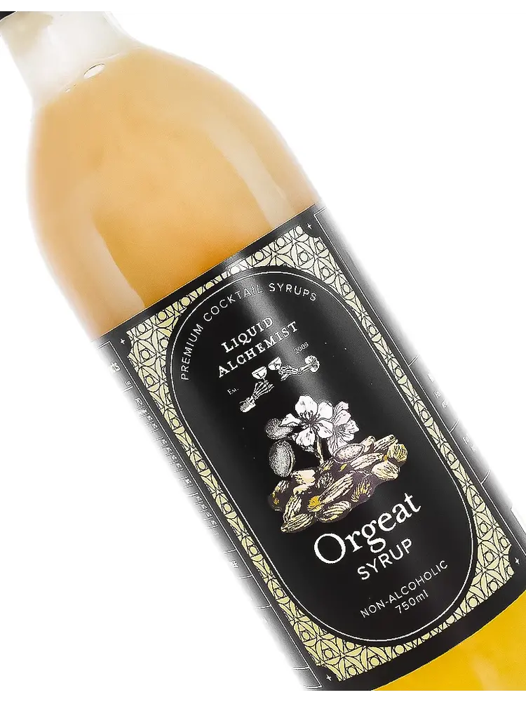 Liquid Alchemist Orgeat (Almond) Cocktail Syrup 750ml Bottle, California