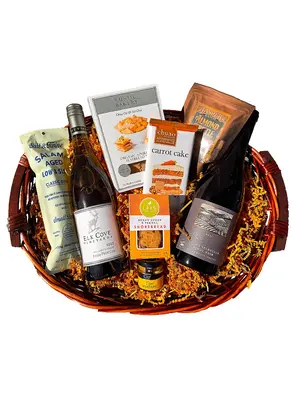 "Northwest Passage" Lemelson Pinot & Elk Cove Pinot Gris Two Bottle Gift Basket