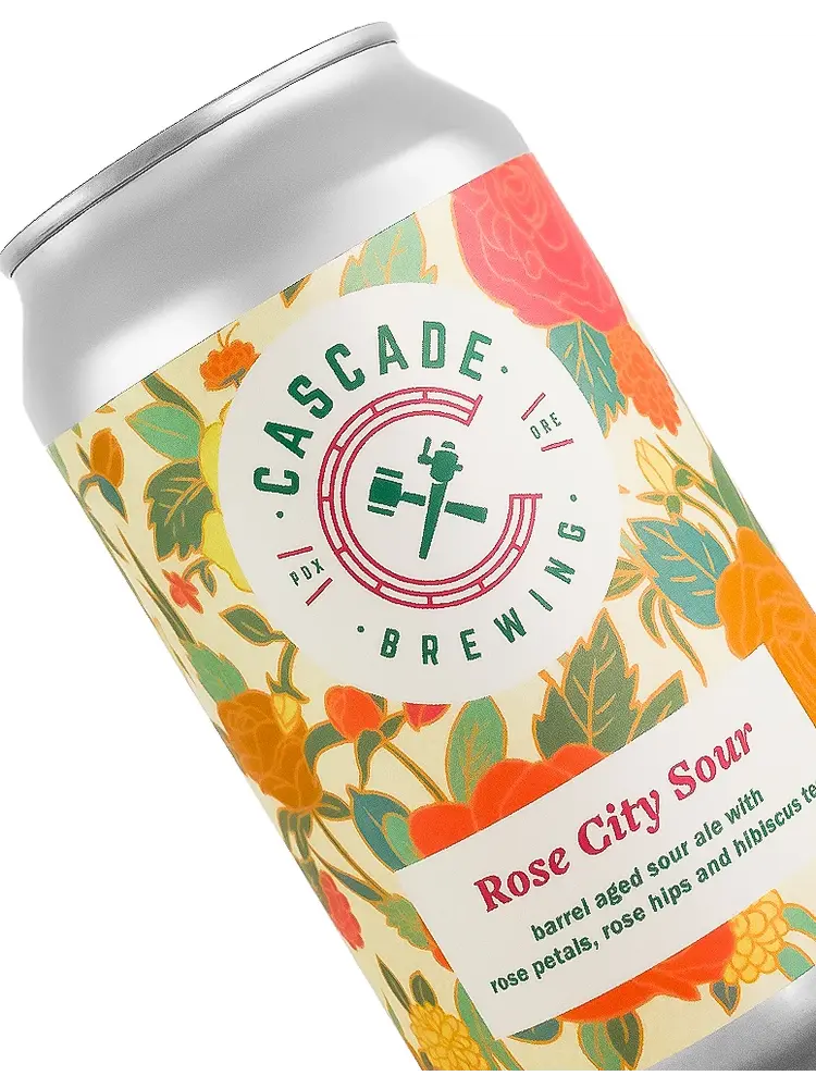 Cascade Brewing "Rose City Sour" Barrel Aged Sour Ale 12oz Can - Portland, CA