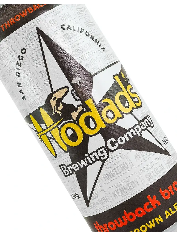 Hodad's Brewing "Throwback Brown" Brown Ale 16oz Can - San Diego, CA