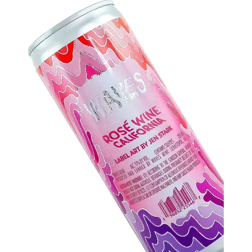 Las Jaras Waves 2022 Rose 250ml Can, California Las Jaras Waves 2022 Rose 250ml Can, California