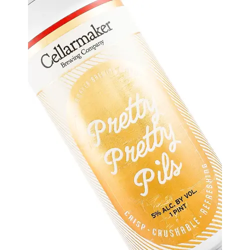 Cellarmaker Brewing "Pretty Pretty" Pils 16oz Can - Oakland, CA Cellarmaker Brewing "Pretty Pretty" Pils 16oz Can - Oakland, CA