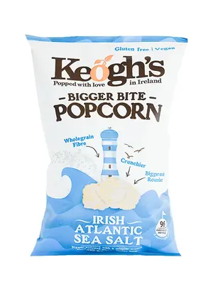 Keogh's "Irish Atlantic Sea Salt" Popcorn 2.5oz Bag, Ireland