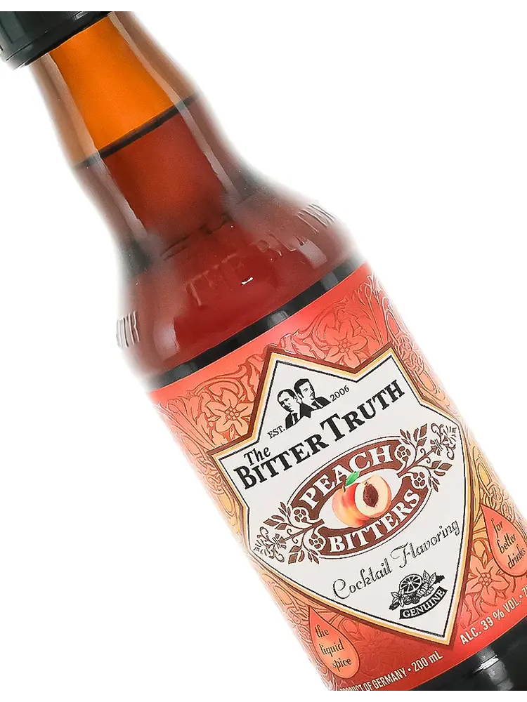 The Bitter Truth "Peach Bitters" Cocktail Flavoring 200ml Bottle, Germany