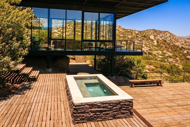 House in Mexico with a pool