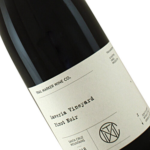 Trail Marker 2021 Pinot Noir, Saveria Vineyard, Santa Cruz Mountains Trail Marker 2021 Pinot Noir, Saveria Vineyard, Santa Cruz Mountains
