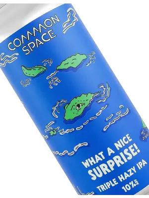 Common Space Brewery "What A Nice Surprise!" Triple Hazy IPA 16oz Can - Hawthorne, CA