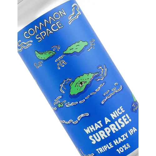Common Space Brewery "What A Nice Surprise!" Triple Hazy IPA 16oz Can - Hawthorne, CA Common Space Brewery "What A Nice Surprise!" Triple Hazy IPA 16oz Can - Hawthorne, CA