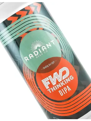 Radiant Beer "FWD Thinking" DIPA 16oz Can - Anaheim, CA