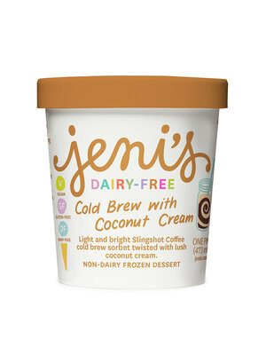 Jeni's Dairy-Free Cold Brew With Coconut Cream Pint, Ohio