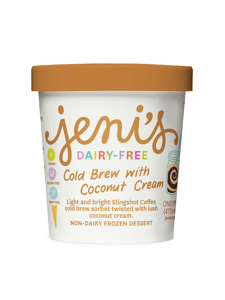 Jeni's Dairy-Free Cold Brew With Coconut Cream Pint, Ohio