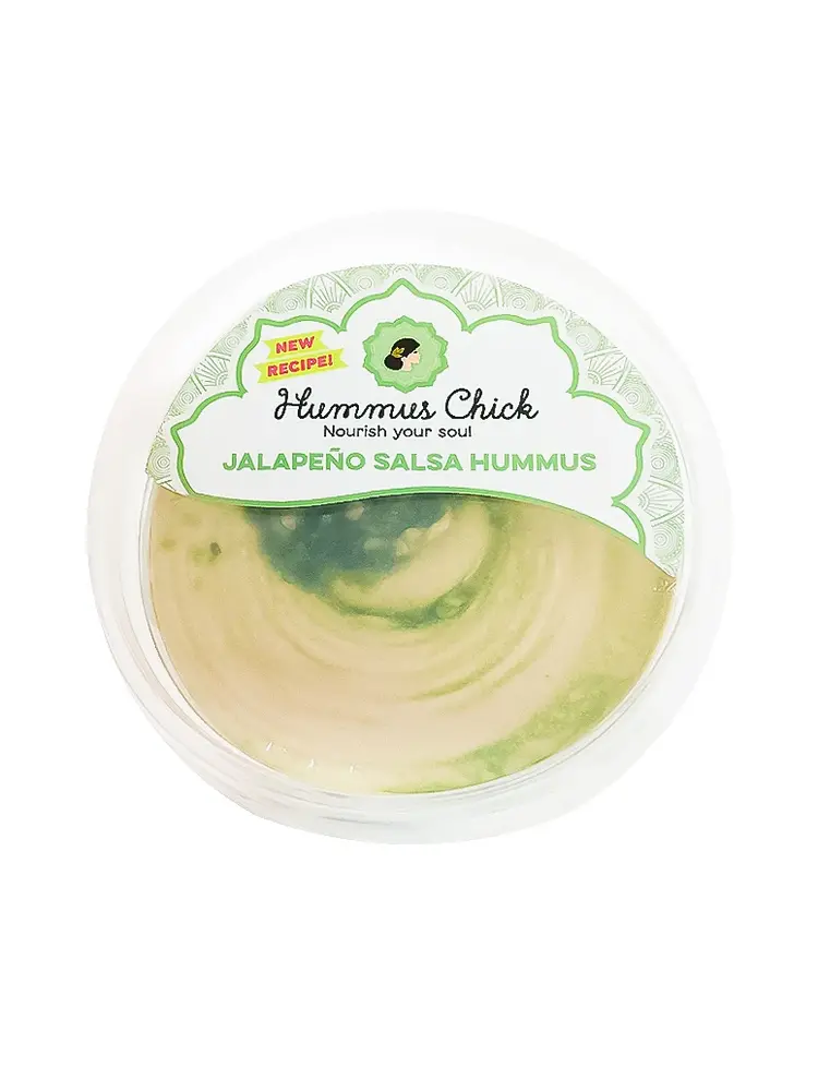 Hummus Chick "Jalapeno Salsa" Hummus 8oz Tub, Nashville, Tennessee