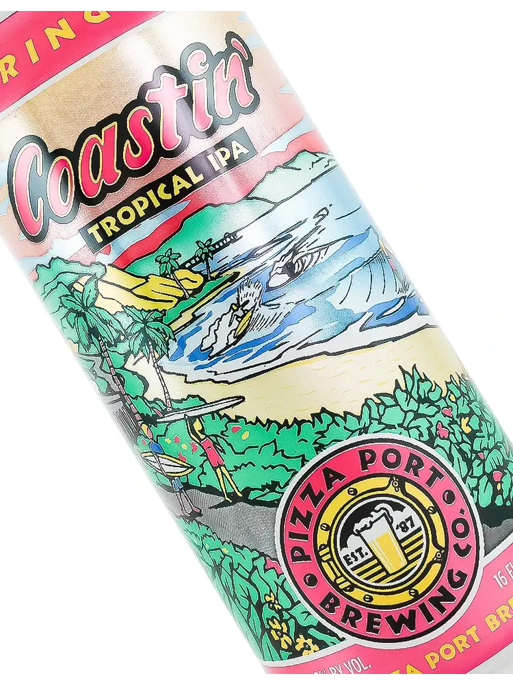 Pizza Port Brewing "Coastin'" Tropical IPA 16oz Can - Carlsbad, CA