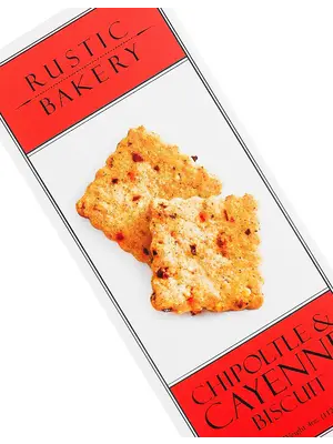 Rustic Bakery "Chipotle & Cayenne" Biscuit 4oz Box, Petaluma, California