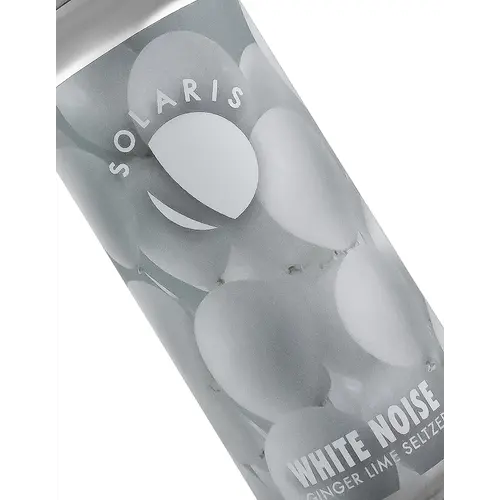 Solaris Beer "White Noise" Ginger Lime Hard Seltzer 16oz Can - Murrieta, CA Solaris Beer "White Noise" Ginger Lime Hard Seltzer 16oz Can - Murrieta, CA