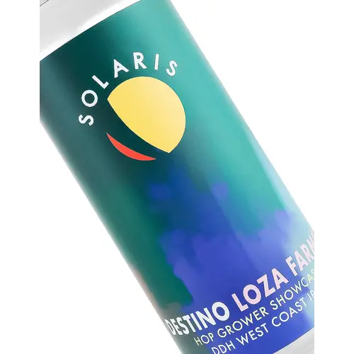 Solaris Beer "Destino Loza Farms" DDH West Coast IPA 16oz Can - Murrieta, CA Solaris Beer "Destino Loza Farms" DDH West Coast IPA 16oz Can - Murrieta, CA