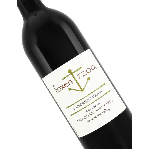 Foxen 7200 2021 Cabernet Franc, Tinaquaic Vineyard, Santa Maria Valley Foxen 7200 2021 Cabernet Franc, Tinaquaic Vineyard, Santa Maria Valley