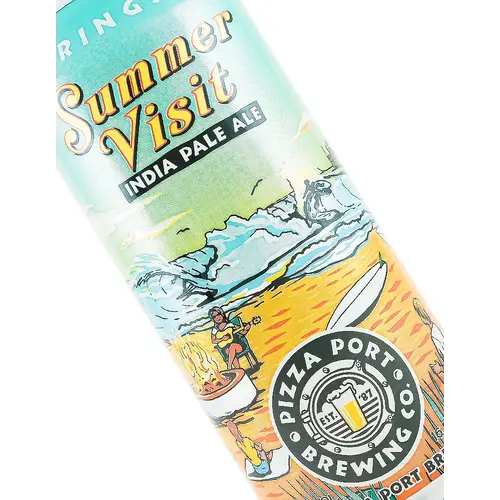 Pizza Port Brewing "Summer Visit" India Pale Ale 16oz Can - Carlsbad, CA Pizza Port Brewing "Summer Visit" India Pale Ale 16oz Can - Carlsbad, CA