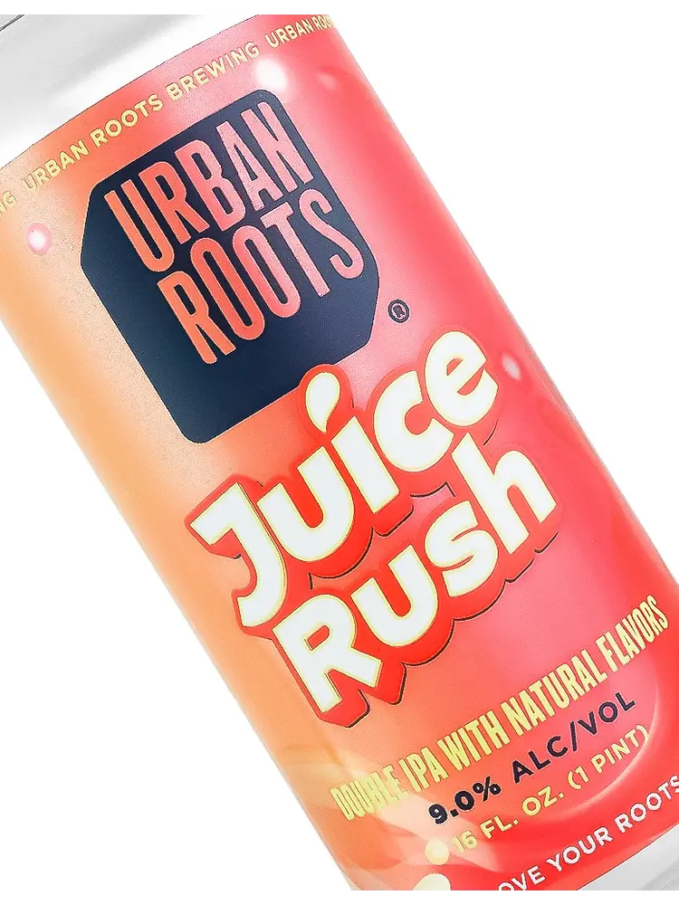 Urban Roots Brewing "Juice Rush" Double IPA 16oz Can - Sacramento, CA