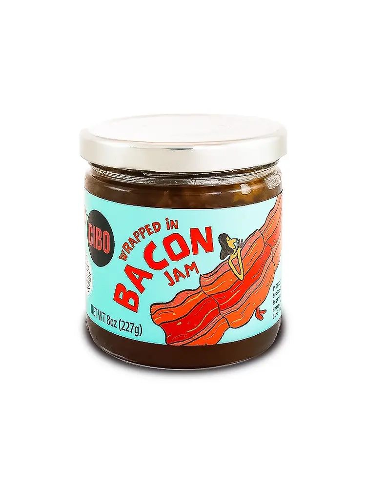 Cibo "Wrapped In Bacon" Jam 8oz Jar, North Lake, Wisconsin