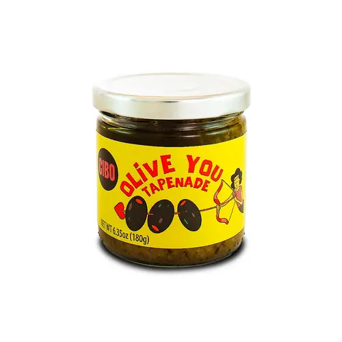 Cibo "Olive You" Tapenade 6.35oz Jar, North Lake, Wisconsin Cibo "Olive You" Tapenade 6.35oz Jar, North Lake, Wisconsin