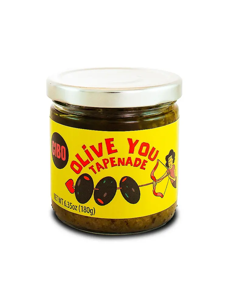 Cibo "Olive You" Tapenade 6.35oz Jar, North Lake, Wisconsin