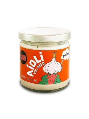 Cibo "Aioli You Need" Garlic Dip 5.75oz Jar, North Lake, Wisconsin