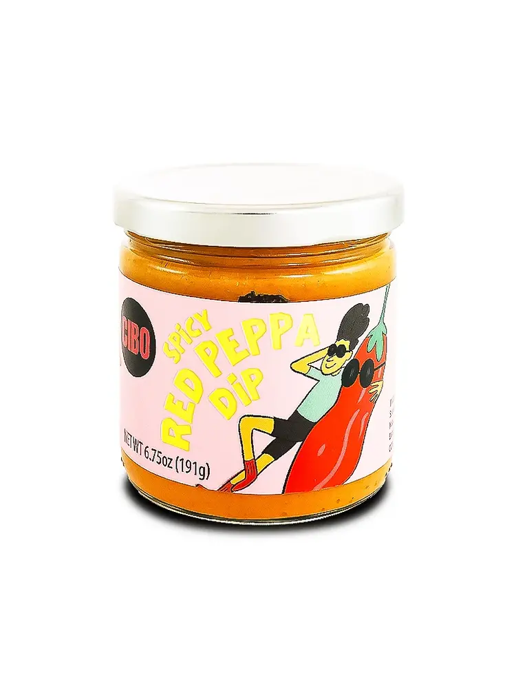 Cibo "Spicy Red Peppa" Dip 6.75oz Jar, North Lake, Wisconsin