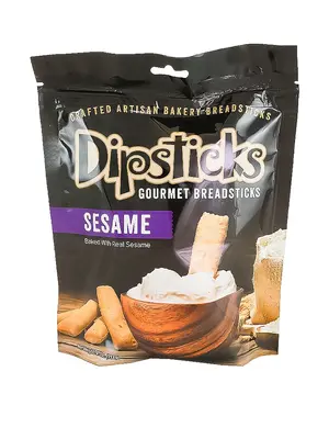 Dipsticks "Sesame" Gourmet Breadsticks 4oz Bag, Fond du Lac, Wisconsin