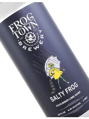 Frog Town Brewery "Salty Frog" Cucumber Lime Gose 16oz Can - Los Angeles, CA