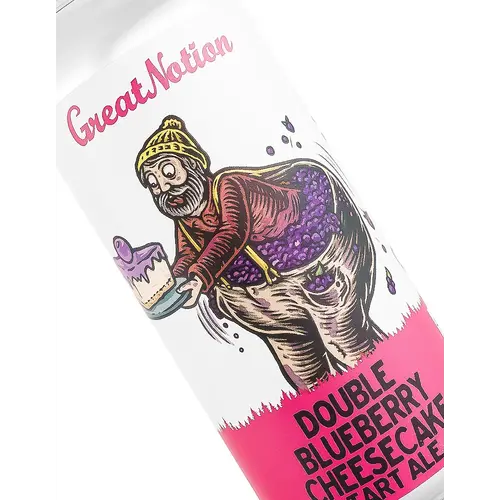 Great Notion Brewing "Double Blueberry Cheesecake" Tart Ale 16oz Can - Portland, OR Great Notion Brewing "Double Blueberry Cheesecake" Tart Ale 16oz Can - Portland, OR